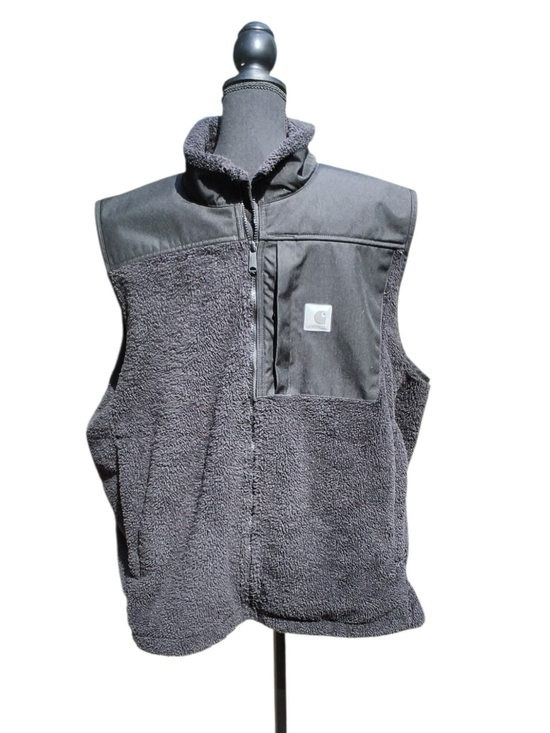 Carhartt Other - Carhartt Men’s Black Sherpa Fleece Vest with Nylon Chest Panel